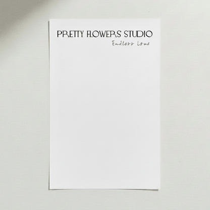 "Pretty Flower Studio" Bouquet Wrapping Sheet - Prismribbons