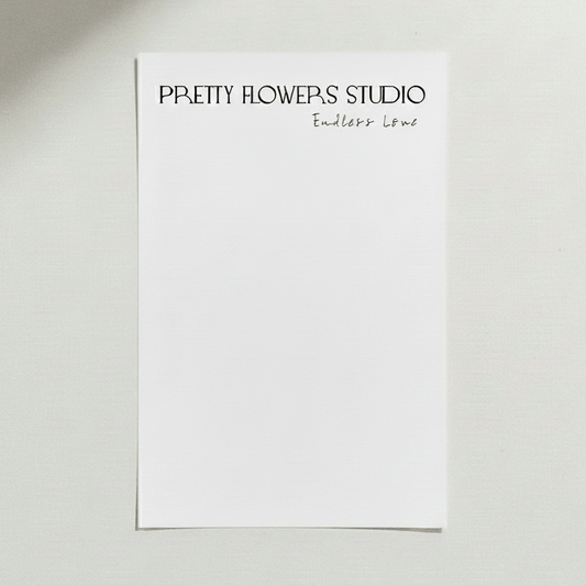 "Pretty Flower Studio" Bouquet Wrapping Sheet - Prismribbons