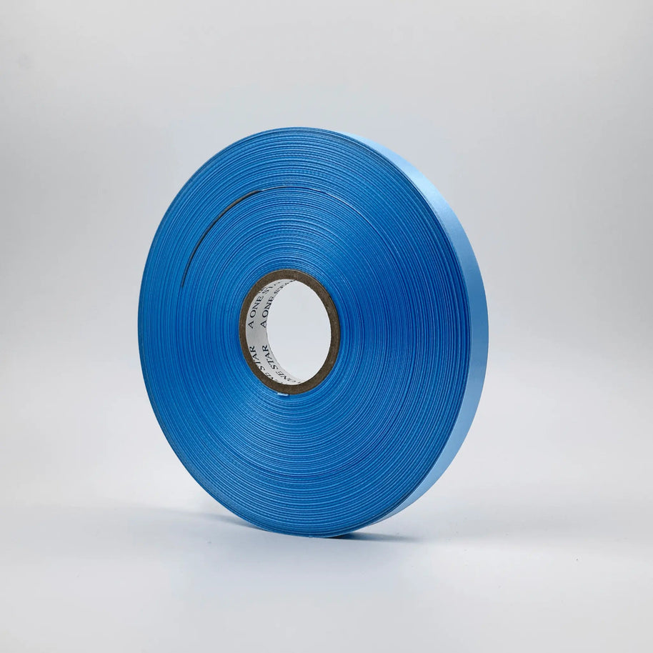 Satin Ribbon (0.5 inch) (180 meter) - Blue - Prismribbons