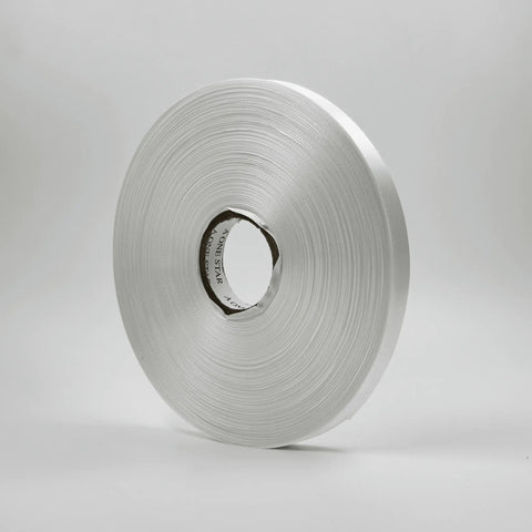 Satin Ribbon (0.5 inch) (180 meter) - White - Prismribbons