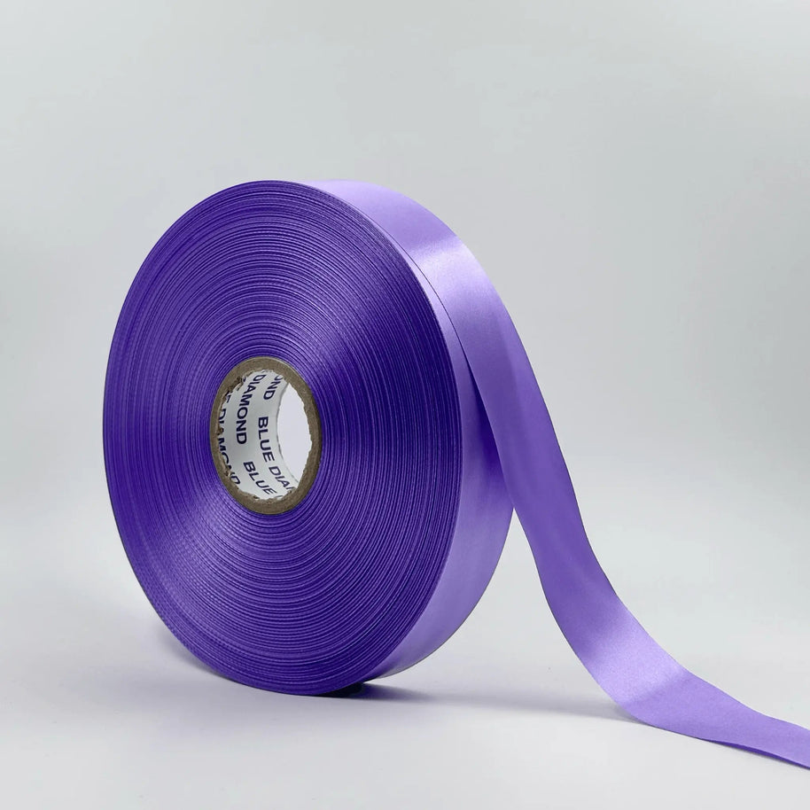 Satin Ribbon (1 inch) (180 meter) - Purple - Prismribbons