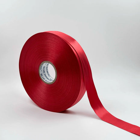 Satin Ribbon (1 inch) (180 meter) - Red - Prismribbons