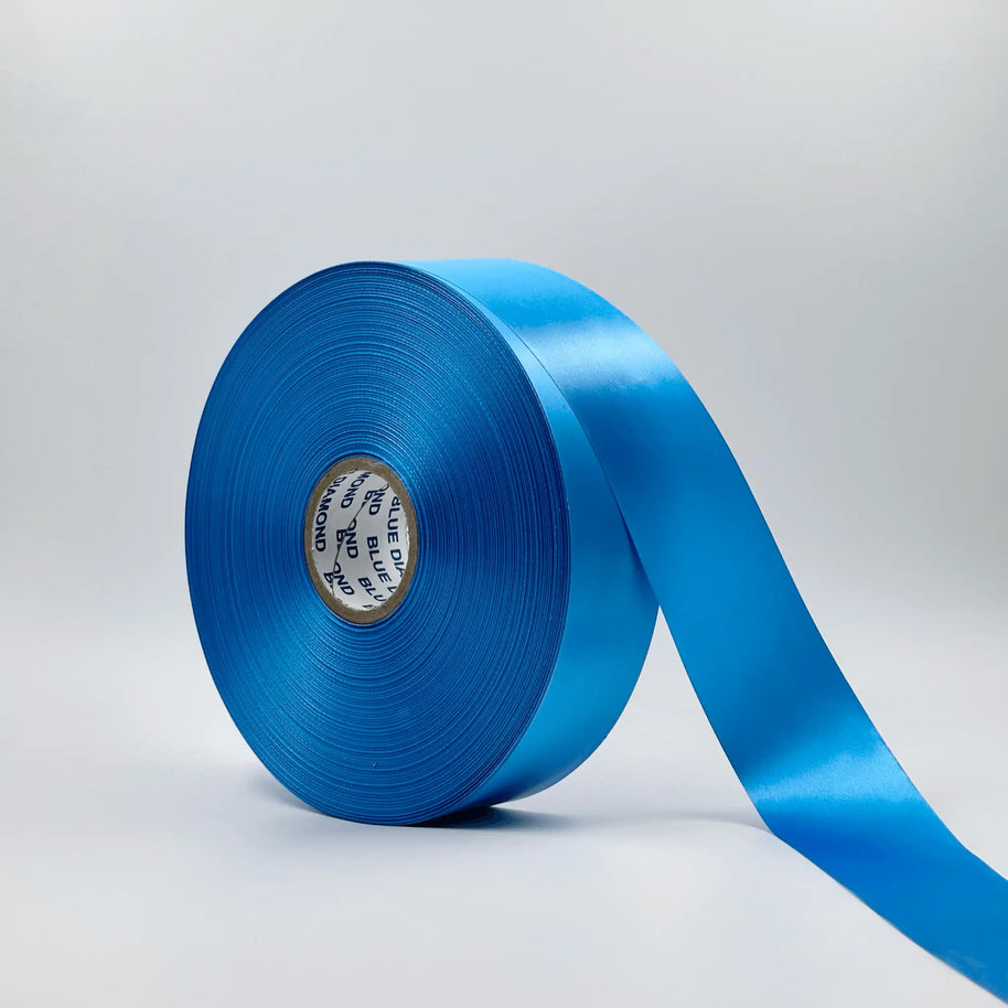 Satin Ribbon (1.5 inch) (180 meter) - Blue - Prismribbons