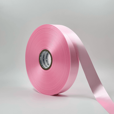 Satin Ribbon (1 inch) (180 meter) - Baby Pink - Prismribbons