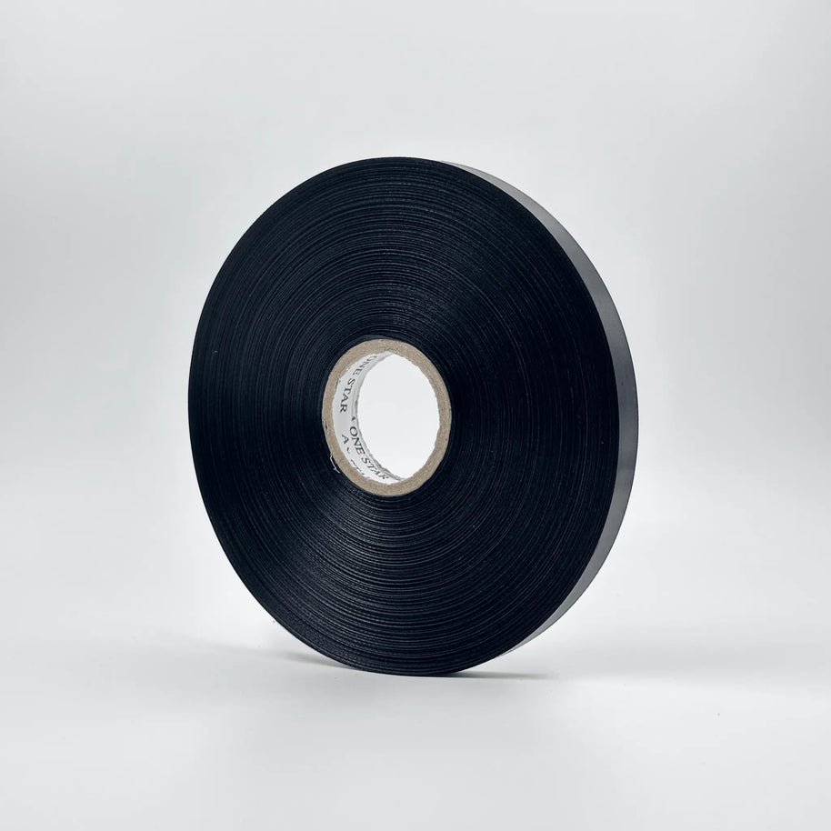 Satin Ribbon - Black (0.5 inch) - Prismribbons