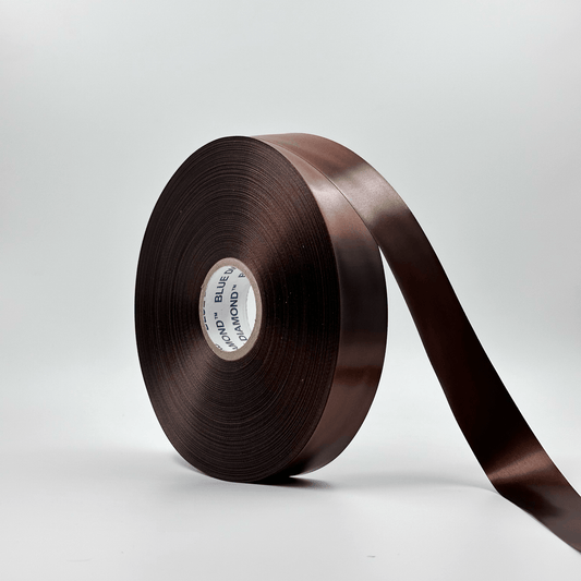 Satin Ribbon - Brown (1 inch) - Prismribbons