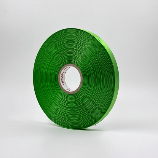 Satin Ribbon - Green (0.5 inch) - Prismribbons