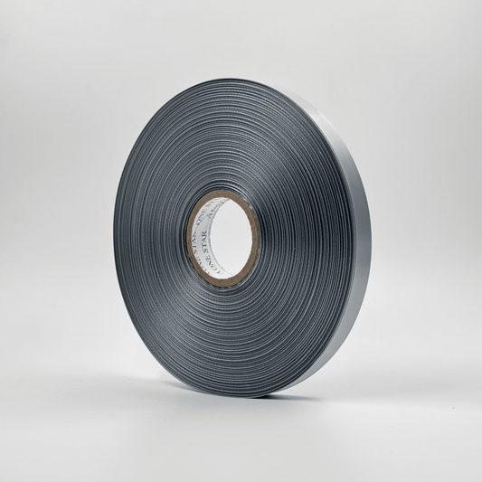 Satin Ribbon - Grey (0.5 inch) - Prismribbons