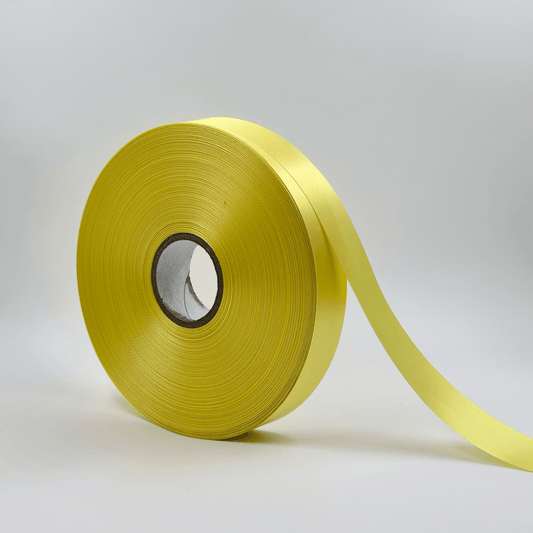 Satin Ribbon - Lemon (1 inch) - Prismribbons