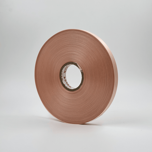 Satin Ribbon - Light Peach (0.5 inch) - Prismribbons