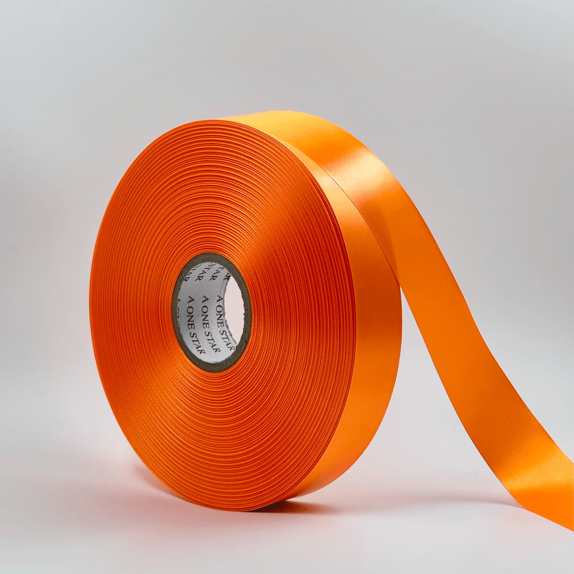Satin Ribbon - Orange (1 inch) - Prismribbons