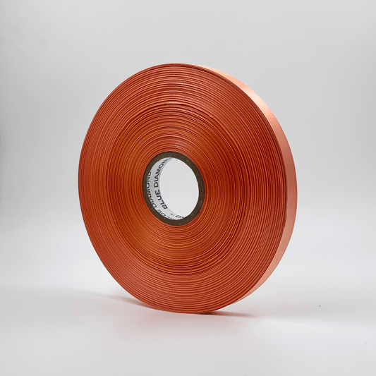 Satin Ribbon - Peach (0.5 inch) - Prismribbons