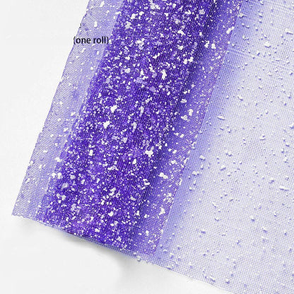 Snow Dot Mesh for Bouquet Wrapping (5 Meters) - Prismribbons
