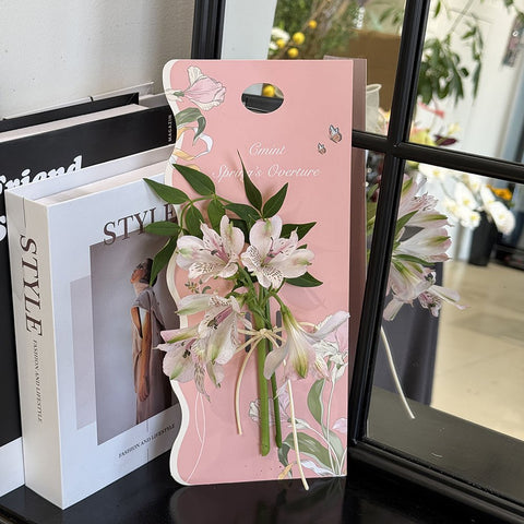 'Spring Couture' Flower card - 10pcs - Prismribbons