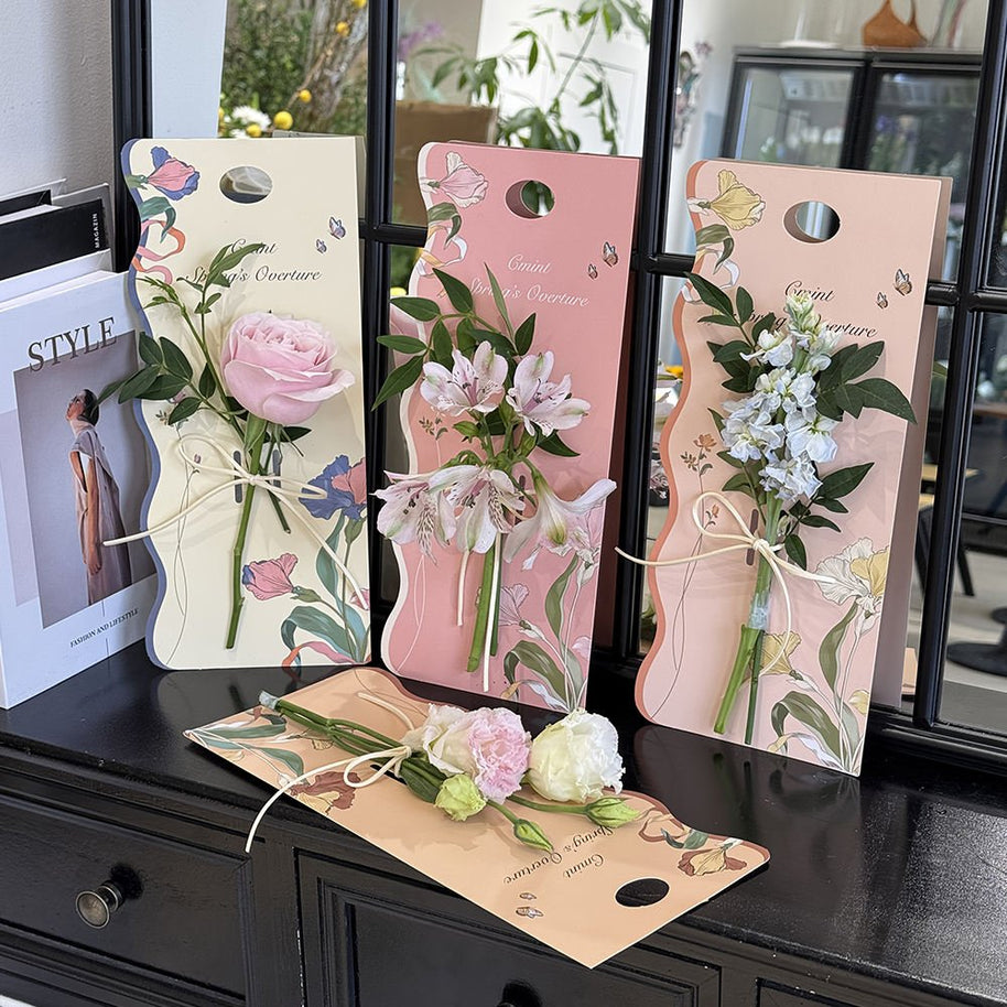 'Spring Couture' Flower card - 10pcs - Prismribbons