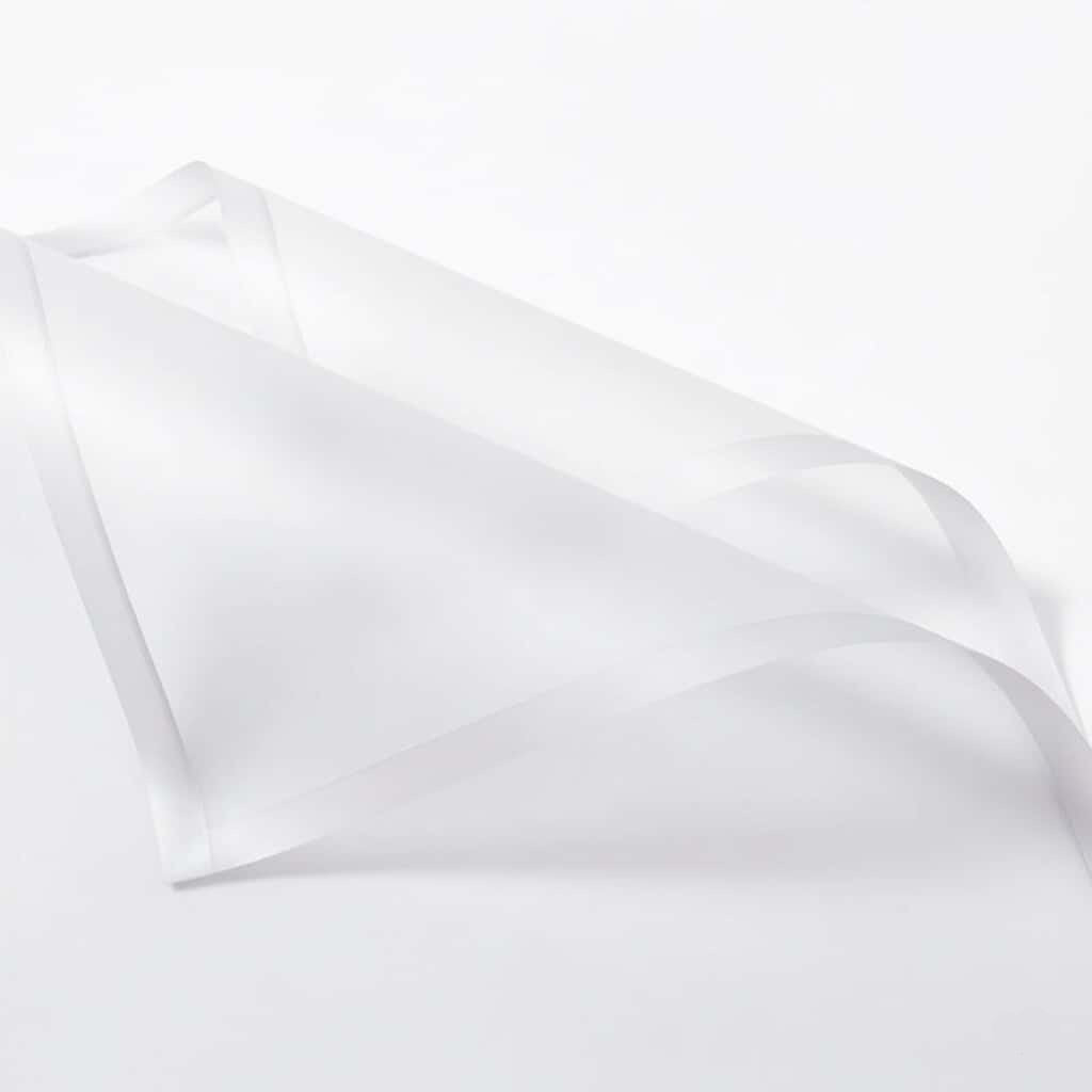 Translucent Bouquet Wrapping Sheets - White (20 sheets) - Prismribbons