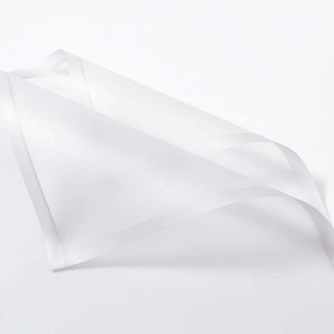 Translucent Bouquet Wrapping Sheets - White (20 sheets) - Prismribbons