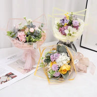 Transparent Bouquet Wrapping Sheets - 20 sheets - Pink - Prismribbons
