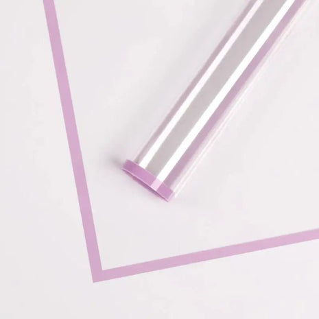 Transparent Bouquet Wrapping Sheets - 20 sheets - Purple - Prismribbons