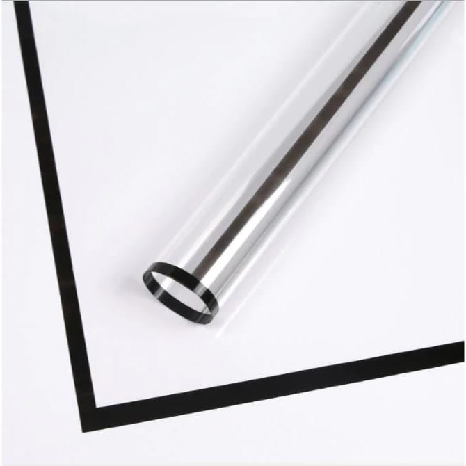 Transparent Bouquet Wrapping Sheets - Black (20 sheets) - Prismribbons