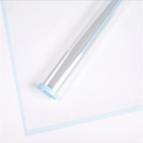 Transparent Bouquet Wrapping Sheets - Blue (20 sheets) - Prismribbons