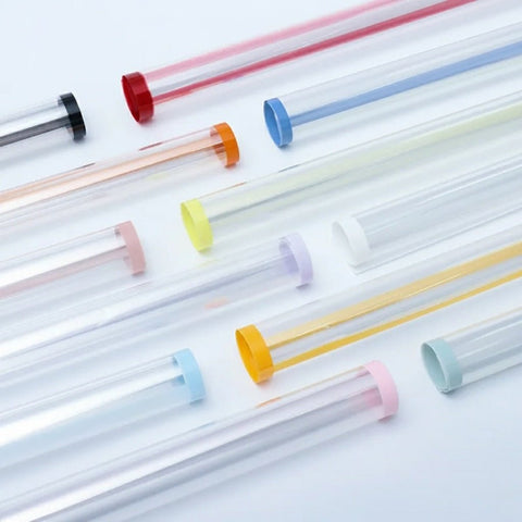 Transparent Bouquet Wrapping Sheets - Maroon (20 sheets) - Prismribbons