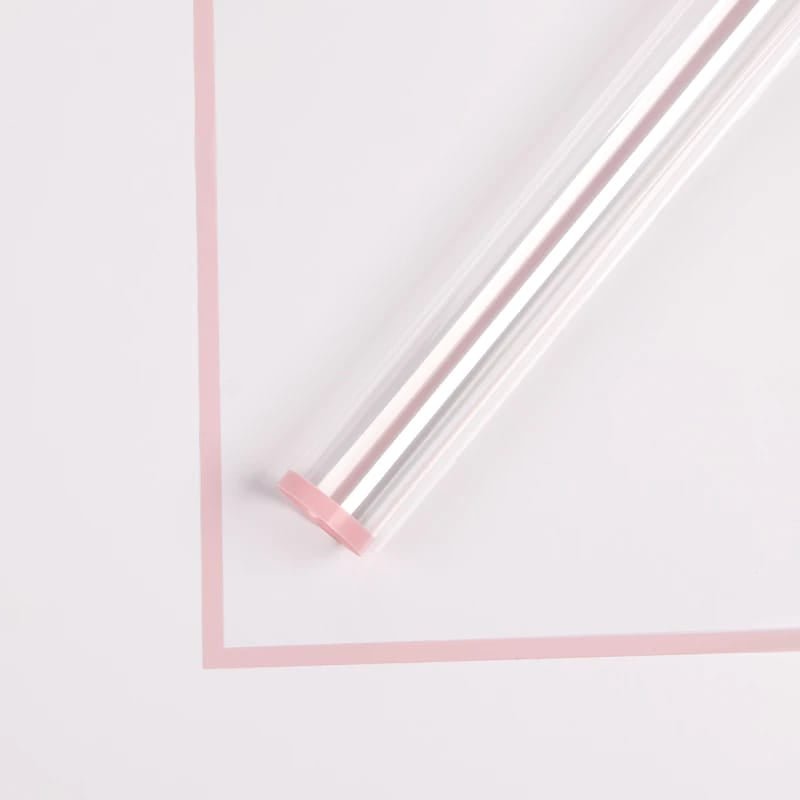 Transparent Bouquet Wrapping Sheets - Pink (20 sheets) - Prismribbons