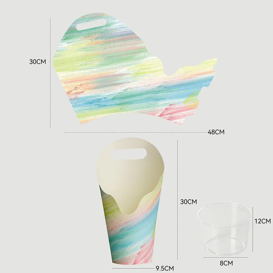 Vase Flower Bouquet Bag (5pcs) - Prismribbons