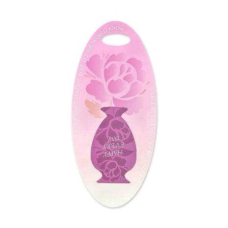 Vase Flower Card (5 pcs) - Prismribbons