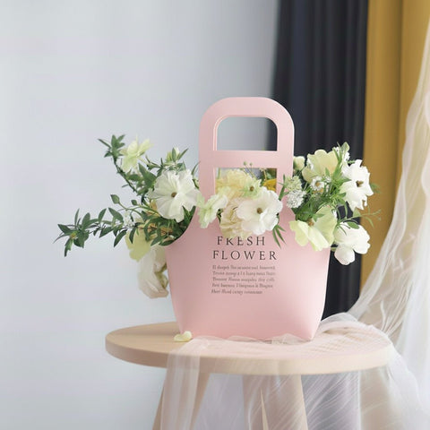 Waterproof Kraft Paper Foldable Flower Bag (Pack of 5) - Prismribbons