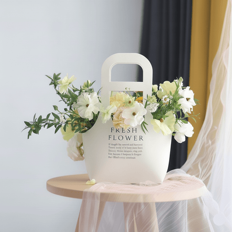 Waterproof Kraft Paper Foldable Flower Bag (Pack of 5) - Prismribbons