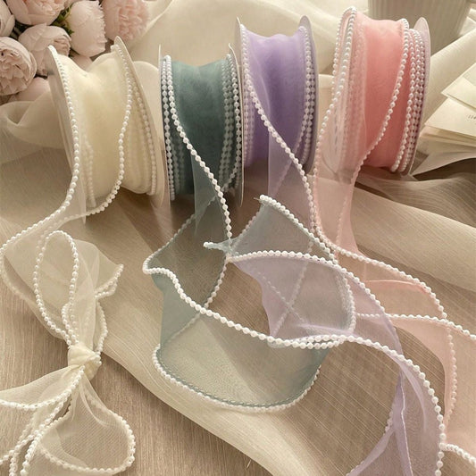 Wavy Organza Pearl (5 MTR) - Prismribbons