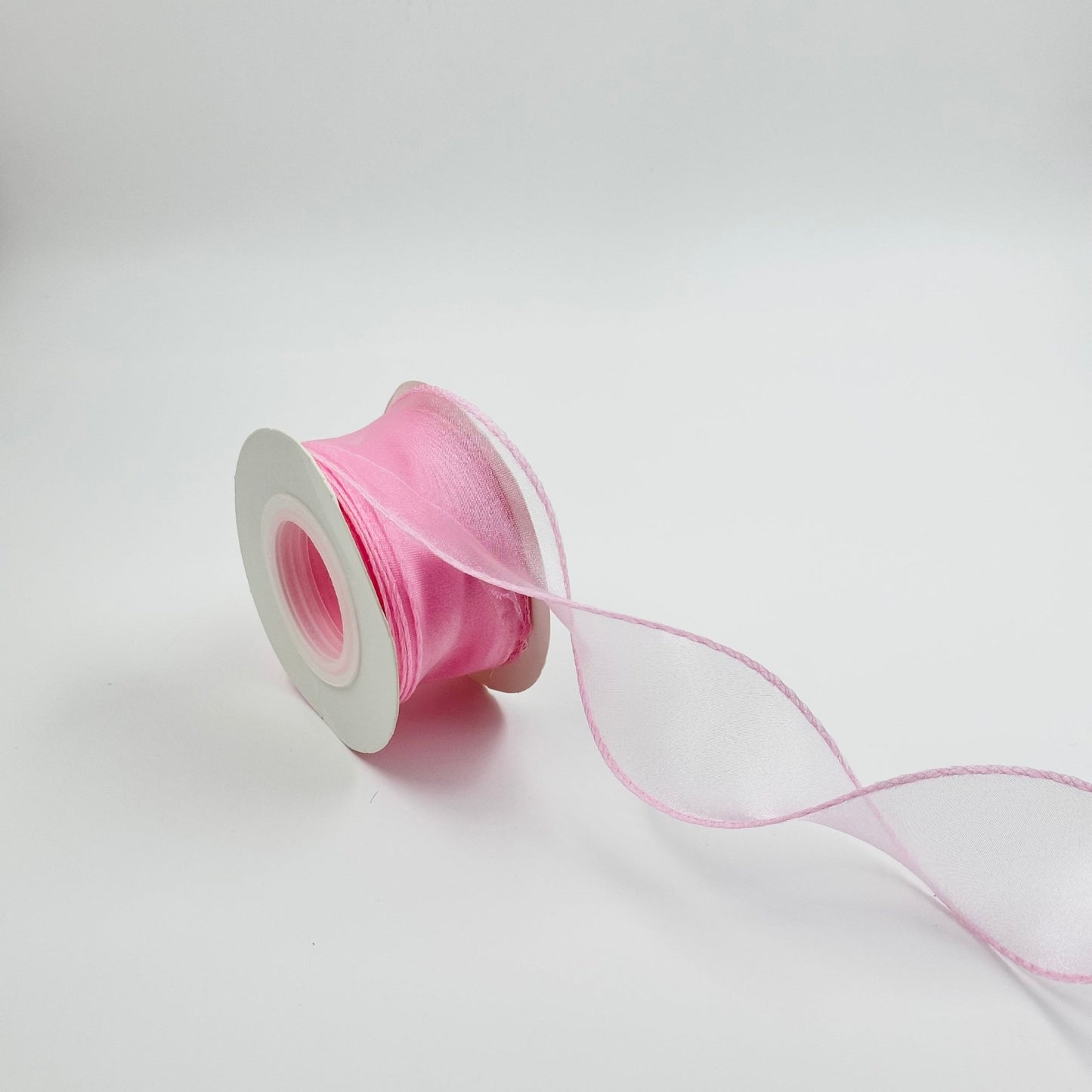 Wavy Organza Ribbon - Pink (1.5 inch) (9MTR) - Prismribbons