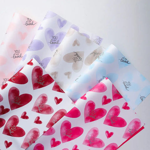 "You Are Loved" Wrapping Sheets - 20 Sheets - Prismribbons