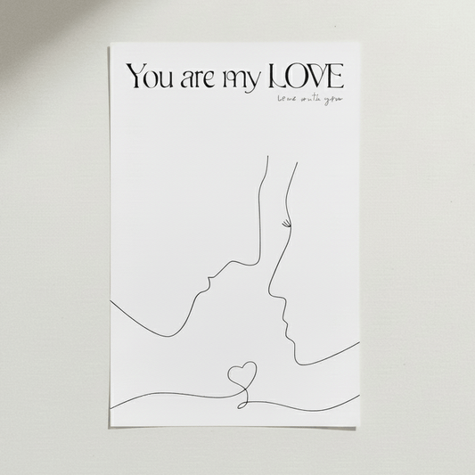 "You Are My Love" Bouquet Wrapping Sheet - Prismribbons