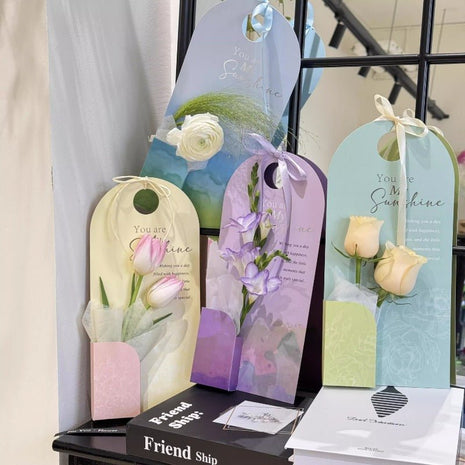 "You Are My Sunshine" Flower Card - (5 Pcs) - Prismribbons